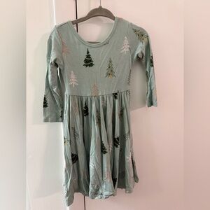 Kyte Baby Long Sleeve Twirl Dress in Boho Tree